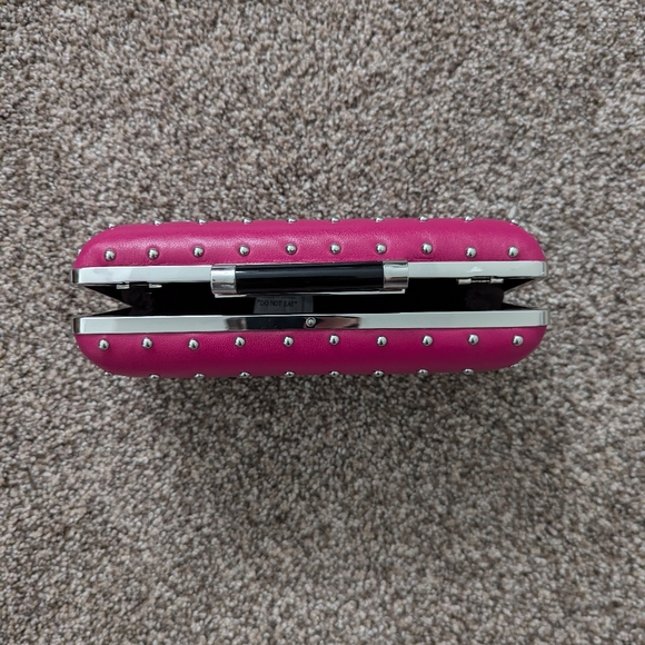 DVF Tonda Studded Clutch in Gardenia Pink new with tags